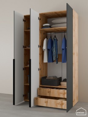 Шкаф Linnea MHR-3-2 2050х1200х510 (ДВ-М 11.1.25) в Режи - rezh.ok-mebel.com | фото 6