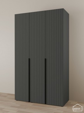 Шкаф Linnea MHR-3-2 2050х1200х510 (Графит-М 11.1.25) в Режи - rezh.ok-mebel.com | фото