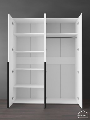 Шкаф Linnea MHR-4-1 2050х1600х510 (Белый-М 11.1.2) в Режи - rezh.ok-mebel.com | фото 4