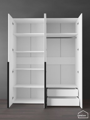 Шкаф Linnea MHR-4-2 2050х1600х510 (Белый-М 11.1.2) в Режи - rezh.ok-mebel.com | фото 5