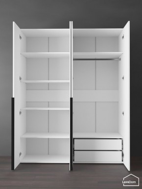 Шкаф Linnea MHR-4-2 2050х1600х510 (Белый-М 11.1.2) в Режи - rezh.ok-mebel.com | фото 6