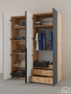 Шкаф Linnea MHR-4-2 2050х1600х510 (ДВ-М 11.1.25) в Режи - rezh.ok-mebel.com | фото 5
