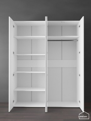Шкаф Linnea MHR-4PO-1 2050х1600х510 (Белый-М 11.1.2) в Режи - rezh.ok-mebel.com | фото 4