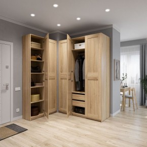 Шкаф МАКС двухдверный широкий, цвет Дуб Сонома в Режи - rezh.ok-mebel.com | фото 4