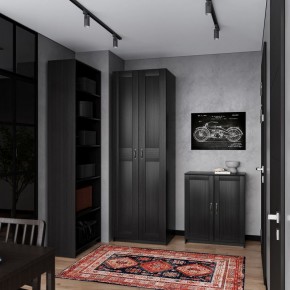 Шкаф МАКС двухдверный широкий, цвет Дуб Венге в Режи - rezh.ok-mebel.com | фото 4