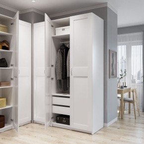 Шкаф МАКС однодверный, цвет белый в Режи - rezh.ok-mebel.com | фото 4