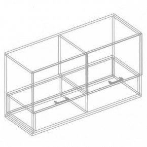Шкаф настенный "Сандра" 1000 (Белый лофт) в Режи - rezh.ok-mebel.com | фото 2