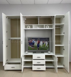 Шкаф настенный "Сандра" 1300 (Белый лофт) в Режи - rezh.ok-mebel.com | фото 2