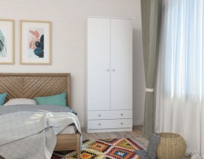 Шкаф Нина (М6) Белый в Режи - rezh.ok-mebel.com | фото