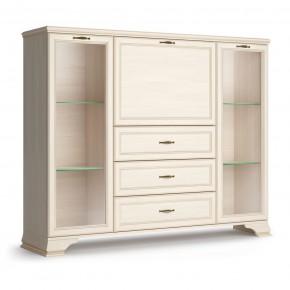 Шкаф низкий (2 стеклодвери) Сиена в Режи - rezh.ok-mebel.com | фото 9