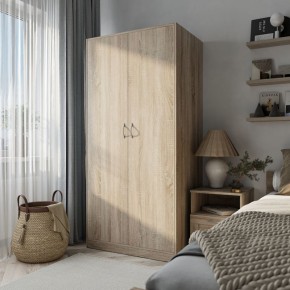 Шкаф ПЕГАС двухдверный, цвет Дуб Сонома в Режи - rezh.ok-mebel.com | фото 4