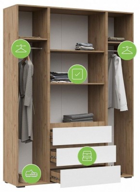 Шкаф платяной Элла в Режи - rezh.ok-mebel.com | фото 4