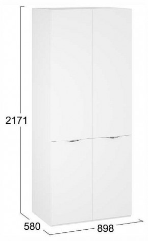 Шкаф платяной Глосс СМ-319.07.003 в Режи - rezh.ok-mebel.com | фото 4
