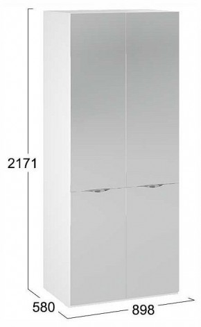 Шкаф платяной Глосс СМ-319.07.004 в Режи - rezh.ok-mebel.com | фото 4