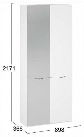 Шкаф платяной Глосс СМ-319.07.015 в Режи - rezh.ok-mebel.com | фото 4