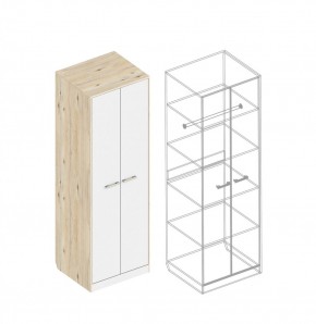 Шкаф "Милана" 2-х створчатый с полками в Режи - rezh.ok-mebel.com | фото 2