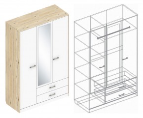 Шкаф "Милана" 3-х створчатый с 2 ящиками в Режи - rezh.ok-mebel.com | фото 3