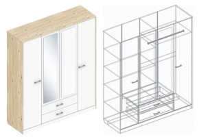 Шкаф "Милана" 4-х створчатый в Режи - rezh.ok-mebel.com | фото 3