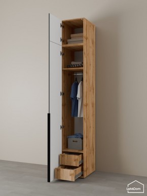 Шкаф с антресолью Linnea MHR-1A-3 2450х400х510 (ДВ-М 11.1.25) в Режи - rezh.ok-mebel.com | фото 5