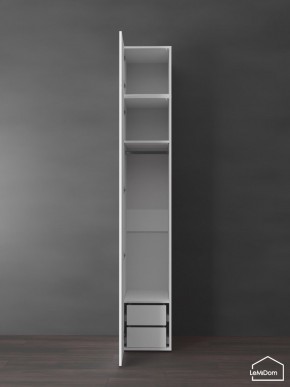 Шкаф с антресолью Linnea MHR-1POA-3 2450х400х510 (Белый-М 11.1.2) в Режи - rezh.ok-mebel.com | фото 5