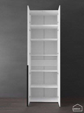 Шкаф с антресолью Linnea MHR-2A-2 2450х800х510 (Белый-М 11.1.2) в Режи - rezh.ok-mebel.com | фото 4