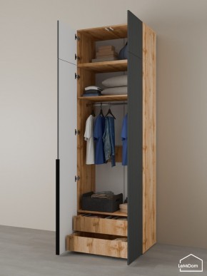 Шкаф с антресолью Linnea MHR-2A-3 2450х800х510 (ДВ-М 11.1.25) в Режи - rezh.ok-mebel.com | фото 5