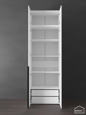 Шкаф с антресолью Linnea MHR-2A-4 2450х800х510 (Белый-М 11.1.2) в Режи - rezh.ok-mebel.com | фото 6