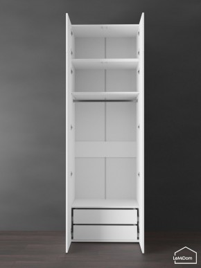 Шкаф с антресолью Linnea MHR-2POA-3 2450х800х510 (Белый-М 11.1.2) в Режи - rezh.ok-mebel.com | фото 5