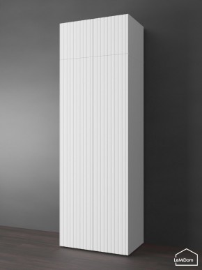 Шкаф с антресолью Linnea MHR-2POA-4 2450х800х510 (Белый-М 11.1.2) в Режи - rezh.ok-mebel.com | фото