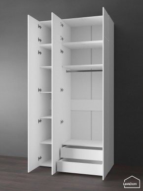 Шкаф с антресолью Linnea MHR-3POA-2 2450х1200х510 (Белый-М 11.1.2) в Режи - rezh.ok-mebel.com | фото 5