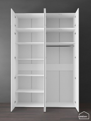 Шкаф с антресолью Linnea MHR-4POA-1 2450х1600х510 (Белый-М 11.1.2) в Режи - rezh.ok-mebel.com | фото 4