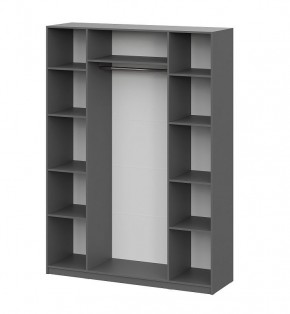 Шкаф ШК-5 (1600) Графит серый в Режи - rezh.ok-mebel.com | фото 3