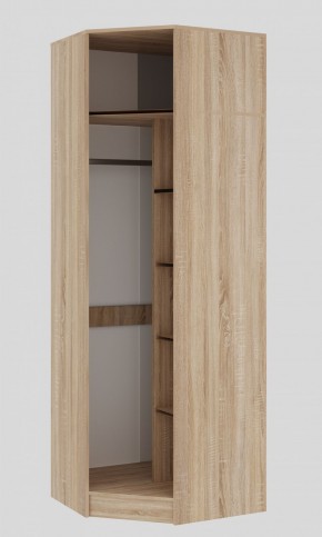 БЕАТРИС Шкаф Угловой (Дуб Сонома/Белый глянец) в Режи - rezh.ok-mebel.com | фото 2