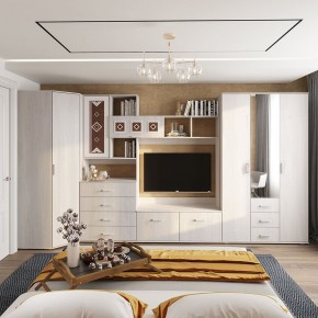 Шкаф угловой Белла (Ясень белый) в Режи - rezh.ok-mebel.com | фото 3
