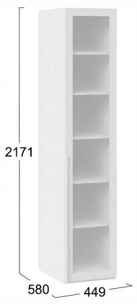 Шкаф-витрина Порто СМ-393.07.008 в Режи - rezh.ok-mebel.com | фото 3