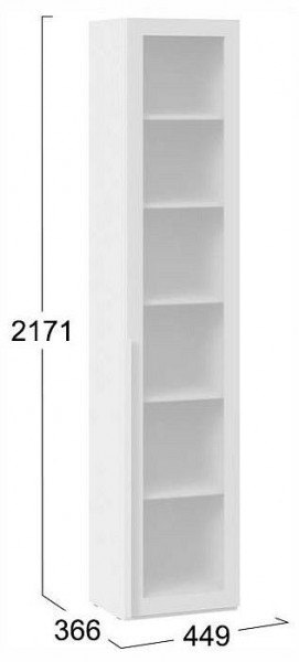 Шкаф-витрина Порто СМ-393.07.213 в Режи - rezh.ok-mebel.com | фото 4