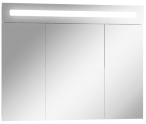 Шкаф-зеркало Аврора 90 с подсветкой LED Домино (DV8011HZ) в Режи - rezh.ok-mebel.com | фото