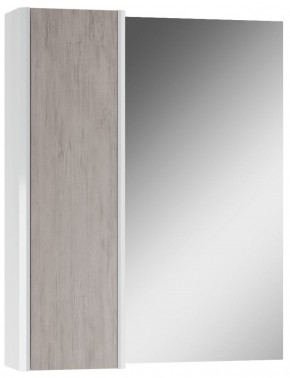 Шкаф-зеркало Uno 60 Дуб серый левый/правый Домино (DU1503HZ) в Режи - rezh.ok-mebel.com | фото 2