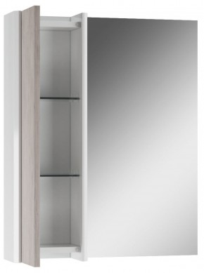 Шкаф-зеркало Uno 60 Дуб серый левый/правый Домино (DU1503HZ) в Режи - rezh.ok-mebel.com | фото 3