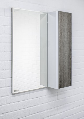 Шкаф-зеркало Uno 60 Дуб серый левый/правый Домино (DU1503HZ) в Режи - rezh.ok-mebel.com | фото 9