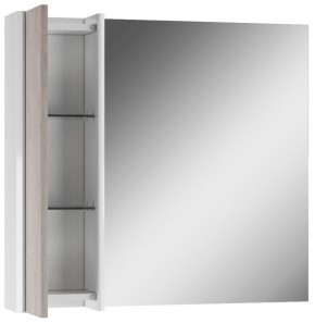Шкаф-зеркало Uno 80 Дуб серый левый/правый Домино (DU1504HZ) в Режи - rezh.ok-mebel.com | фото 4