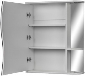Шкаф-зеркало Волна 1-60 левый АЙСБЕРГ (DA1034HZ) в Режи - rezh.ok-mebel.com | фото 2