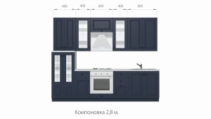 Кухонный гарнитур Вена в Режи - rezh.ok-mebel.com | фото 3