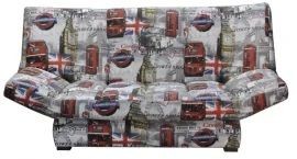 СОФИЯ ЛЮКС Диван БД (пруж.блок) (8-я категория ткани) в Режи - rezh.ok-mebel.com | фото