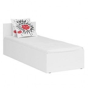 Стандарт Кровать 0800, цвет белый, ШхГхВ 83,5х203,5х70 см., сп.м. 800х2000 мм., без матраса, основание есть в Режи - rezh.ok-mebel.com | фото 1