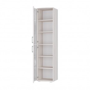 Стеклопенал Флоренция (ясень белый) в Режи - rezh.ok-mebel.com | фото 2