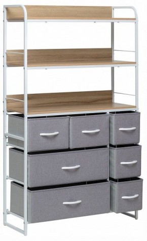 Стеллаж комбинированный Ноа в Режи - rezh.ok-mebel.com | фото 3