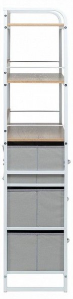 Стеллаж комбинированный Ноа в Режи - rezh.ok-mebel.com | фото 4