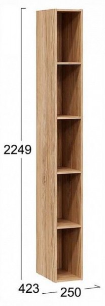 Стеллаж Стелла в Режи - rezh.ok-mebel.com | фото 3