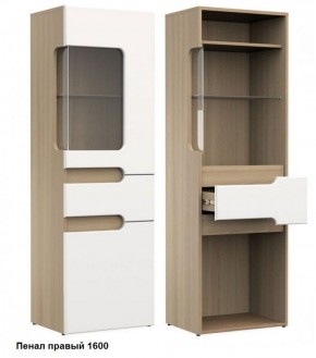 Стенка Палермо (Белый/Ясень шимо светлый) в Режи - rezh.ok-mebel.com | фото 4